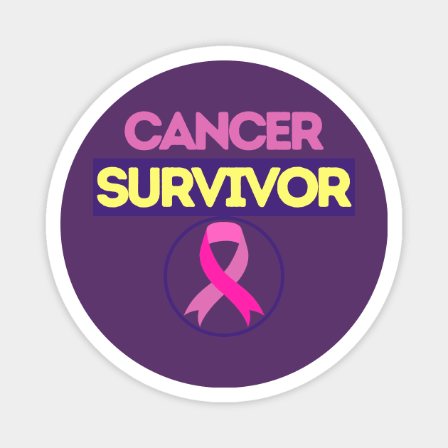 Cancer survivor Magnet by Tecnofa